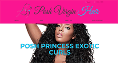 Desktop Screenshot of poshvirginhair.net